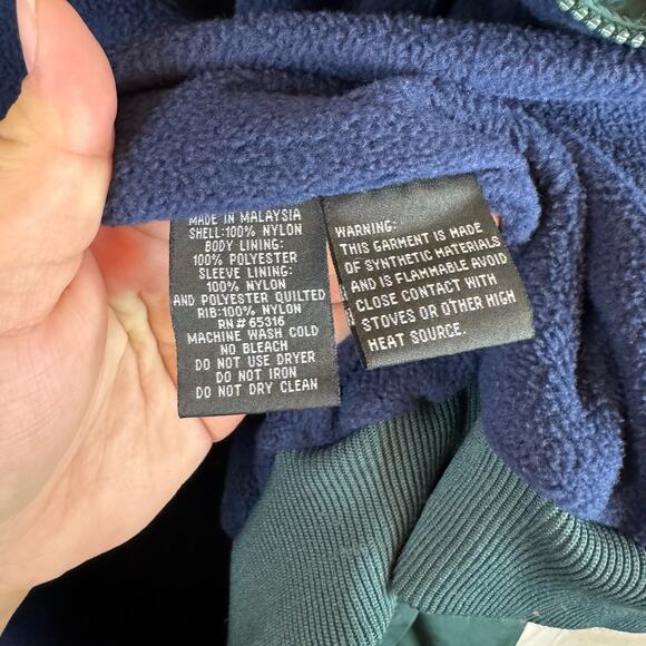 Sierra Sport Green Fleece Full Zip Jacket "Saranac" Size XL - Picture 7 of 8